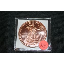 2011 Liberty Copper Round One AVDP Ounce