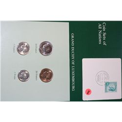 Grand Duchy of Luxembourg Coin Set and Stamp