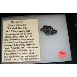 Argentina Meteorite Campo del Cielo 4.5 Billion Years Old