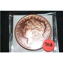 2011 Liberty Copper Round One AVDP Ounce