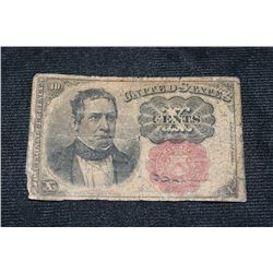 1874 US Ten Cent Fractional Currency