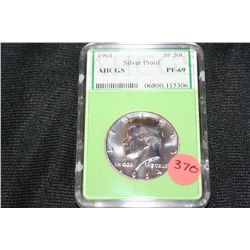 1964 Silver Proof Kennedy Half Dollar AHCGS Graded PF69