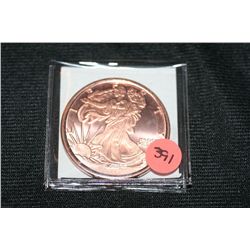 2011 Liberty Copper Round One AVDP Ounce