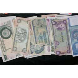 Lot of 20, Foreign Bank Notes various conditions & dates