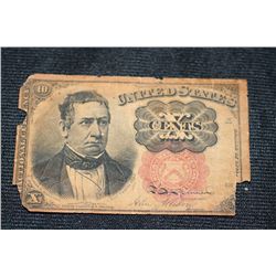 1874 US 10 Cent Fractional Currency