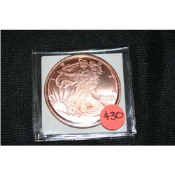 2011 Liberty Copper Round One AVDP Ounce