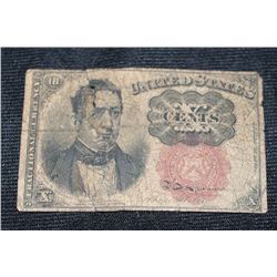 1874 US 10 Cent Fractional Currency