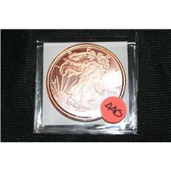 2011 Liberty Copper Round One AVDP Ounce
