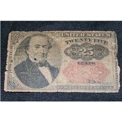 1874 US 25 Cent Fractional Currency