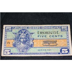 Military Payment Certificate 5 Cent