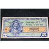 Image 1 : Military Payment Certificate 5 Cent