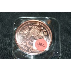 Santa Claus .999 Copper Round