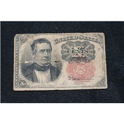 1874 US 10 Cent Fractional Currency