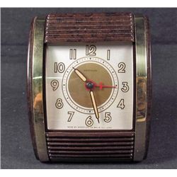 VINTAGE BAKELITE WESTCLOX TRAVEL ALARM CLOCK - MODEL 452