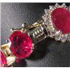 Image 2 : 14K GOLD LADIES RUBY AND DIAMOND BRACELET