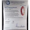 Image 3 : 14K GOLD LADIES RUBY AND DIAMOND BRACELET