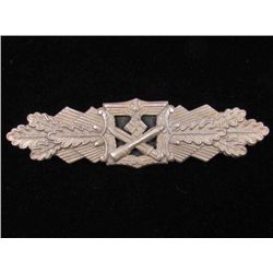 RARE GERMAN NAZI ARMY SILVER CLOSE COMBAT CLASP
