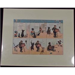 VINTAGE BLACK AMERICANA "POOR LIL MOSE" BOOK PAGE - MATTED