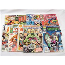 LOT OF 9 VINTAGE COMIC BOOKS - INCL. 20 & 30 CENT COVERS