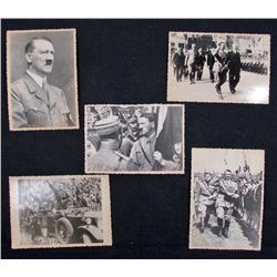 LOT OF 5 GERMAN NAZI DICTATOR ADOLF HITLER PHOTOS