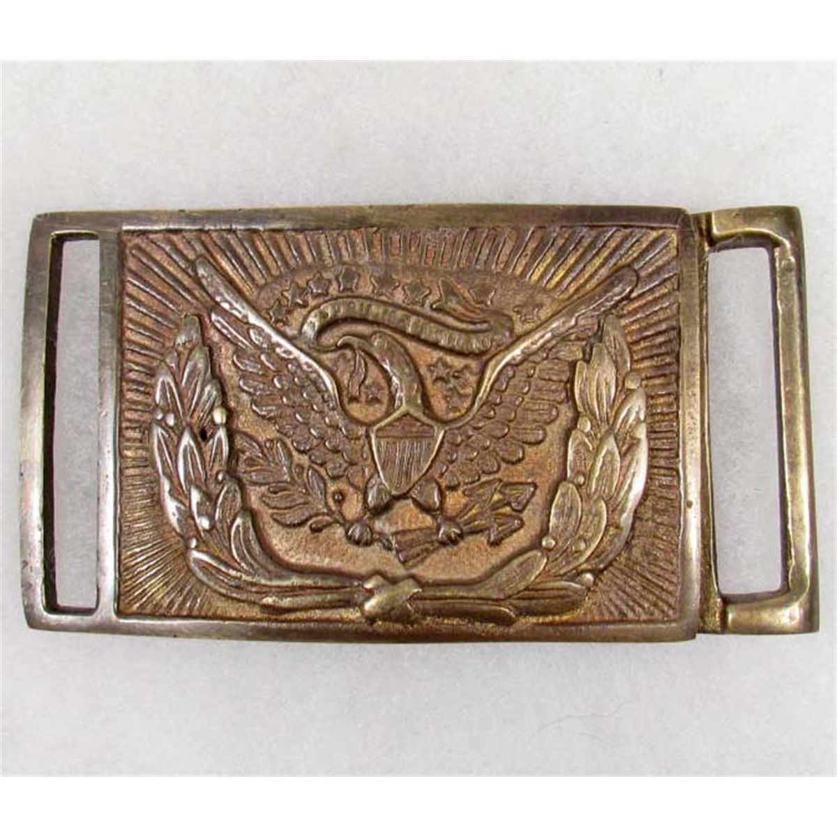 US CIVIL WAR UNION OFFICERS SWORD BELT BUCKLE PLATE