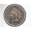 Image 1 : 1863 INDIAN HEAD CENT