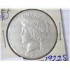 Image 1 : 1922-S PEACE SILVER DOLLAR