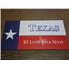 Image 2 : BEP 2001 TEXAS $1 LONE STAR NOTE