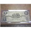 Image 1 : CONFEDERATE STATES OF AMERICA $5 CURRENCY