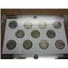 Image 2 : UNITED STATES WAR TIME NICKEL SET 11 COINS