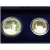 Image 1 : 1986-S US LIBERTY 2 COIN SET PROOF