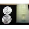 Image 1 : ROLL OF 20-1989 AMERICAN SILVER EAGLES (UNC)