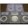 Image 1 : SET OF 5-2006-S STATE QUARTERS PCC PR70 DCAMS