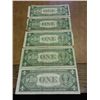 Image 2 : 5-1935 ASSORTED $1 SILVER CERTIFICATES