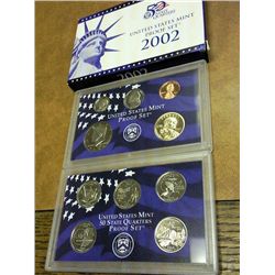 2002 US PROOF SET (WITH BOX)