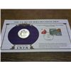 1878 MORGAN SILVER DOLLAR AND STAMP SET