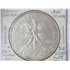 1990 POLAND 100,000 ZLOTYCH 1 OZ SILVER (UNC)
