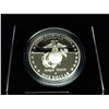 2005 MARINE CORPS PROOF SILVER DOLLAR