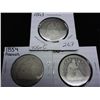 1853,54 & 57 SEATED LIBERTY QUARTERS