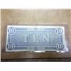Image 2 : CONFEDERATE STATES OF AMERICA $10 CURRENCY