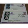 2 US MINT 50 STATE QUARTER FDC'S (FL, UTAH)