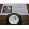Image 1 : 2 OZ STERLING SILVER REMBRANDT MEDAL PROOF