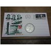 Image 1 : APOLLO 17 1ST DAY COVER WITH SILVER MEDAL