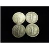 Image 2 : 4 ASSORTED 30'S MERCURY DIMES
