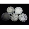 Image 1 : 5 ASSORTED 1850'S SEATED LIBERTY DIMES