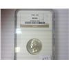 Image 1 : 1944 WASHINGTON SILVER QUARTER NGC MS64