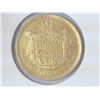 Image 1 : 1908 DENMARK GOLD 10 KRONER (UNC) .1296 OZ. AGW