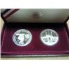 Image 1 : 1983/84 US OLYMPIC 2 COIN SILVER PROOF SET