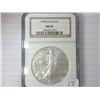 Image 1 : 1998 AMERICAN SILVER EAGLE NGC MS69