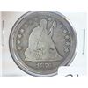 Image 1 : 1876 SEATED LIBERTY QUARTER